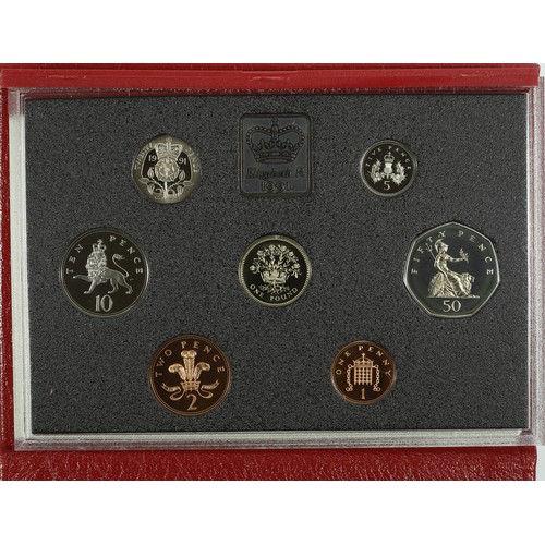 91 - 1991 United Kingdom Proof Coin Collection in a Presentation Case.