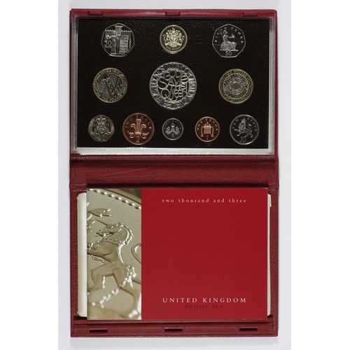 125 - Two Thousand and Three United Kingdom Proof Set in Presentation Case.