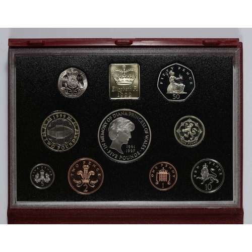 110 - 1999 United Kingdom Proof Coin Collection - Last Coins of the Twentieth Century Deluxe Proof Set inc... 