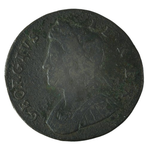 24 - George II. Half Penny, 1732. Fine with dark tone. (S3717)