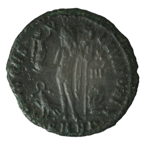 12 - Roman Imperial coins, Licinius II (AD 317-324). Billon half follis. Obv. D.N.VAL.LICIN.LICINIVS NOB.... 