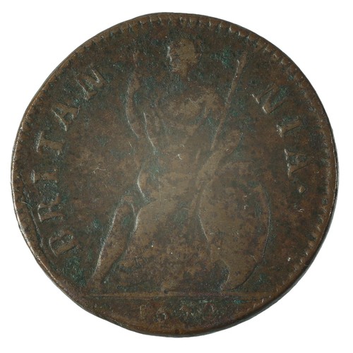 23 - Charles II. Copper Farthing. 1672. Fine (S3394)