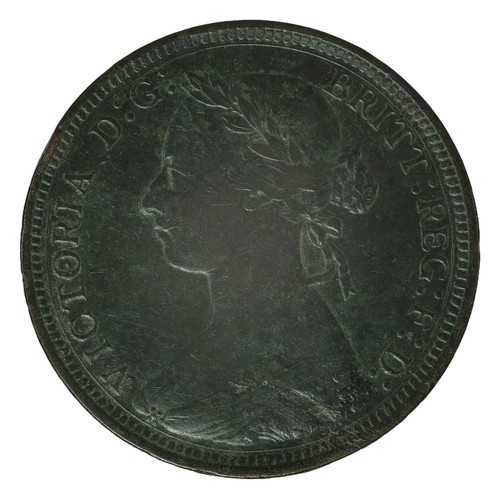 34 - Victoria. Half Penny 1890. Nice dark tone. GVF (S3956).