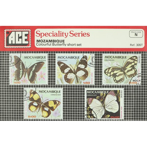 130 - Stamp Album Containing:
Butterflies Collection
Speciality Series - Mozambique Colourful Butterfly Sh... 