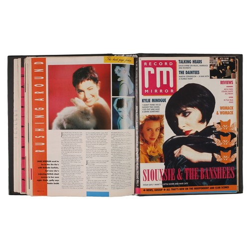 110 - Folder Containing Approx 17 Record Mirror Magazines from May 1988 to September 1988.