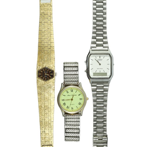 68 - Three Vintage Watches including:
Stainless Steel Casio Quartz AQ-230 
Accurist Ladies Watch
Mont Roc... 