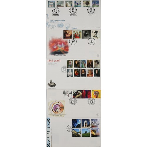 154 - Collection of 5 Royal Mail First Day Covers including:
Modern Architecture
Inventors' Tale
The Natio... 