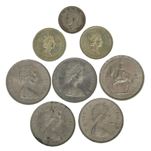 39 - Mixed Lot of Coins. Includes:
2 x Two Pound Coins from the Centenary of the Bill of Rights, 1689-198... 