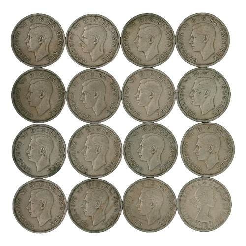 41 - 16 x Two Shilling Pieces.