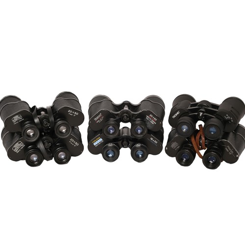 182 - Mixed Lot of 6 Binoculars including Tasco 20x50.