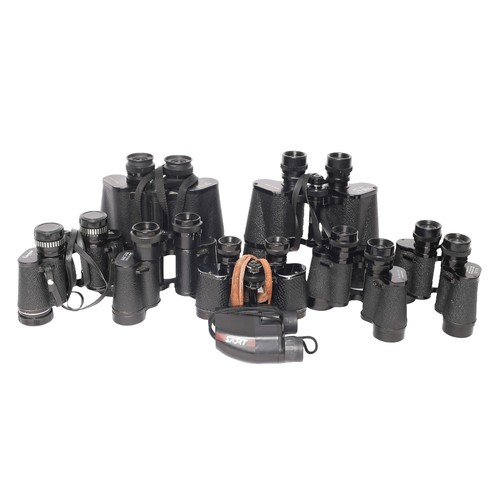 101 - Job Lot of 8 Pairs of Binoculars. 4 with cases.