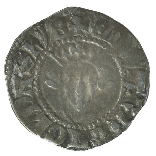 19 - Edward I. Penny. Class 10ab. Closed E and C on obverse, bifoliate low crown. London. Fine (S1409)