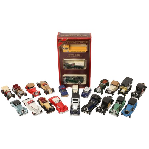 50 - Collection of 23 Vintage Die Cast Cars. There are some corresponding boxes with the lot. Most are fr... 