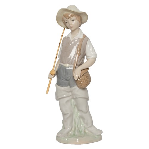 25 - Lladro Fisher Boy. No. 4809. In original box. In perfect condition with no signs of any damage.