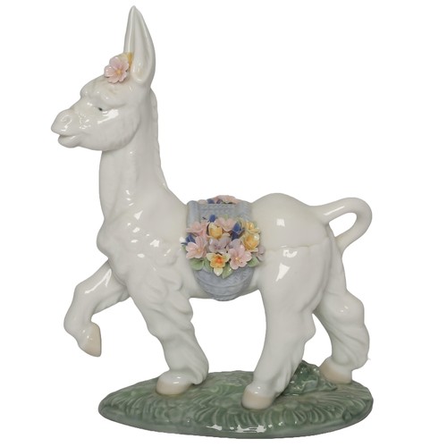 51 - Lladro Parading Donkey. No. 6573. In original box. Perfect condition with no visible signs of damage... 