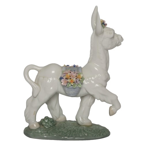 51 - Lladro Parading Donkey. No. 6573. In original box. Perfect condition with no visible signs of damage... 