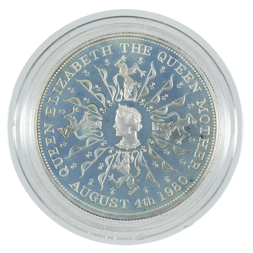 12 - Elizabeth II Proof Commemorative Crown. 1980. Struck in honour of Her Majesty Queen Elizabeth The Qu... 