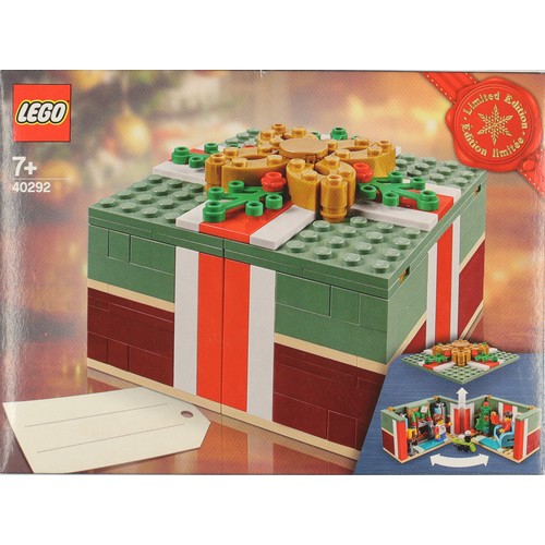 22 - Brand New Christmas Gift Box Lego Set. 40292. Item may show signs of shelf wear, but is still sealed