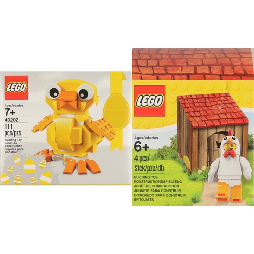 23 - Brand New Easter Lego Lot. Includes:
Easter Minifigure (5004468) and Easter Chick (40202) Item may s... 