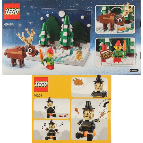 33 - Brand New Lego Lot. Includes Santa's Front Yard (40484) and Pilgrim's Feast (40204) Item may show si... 