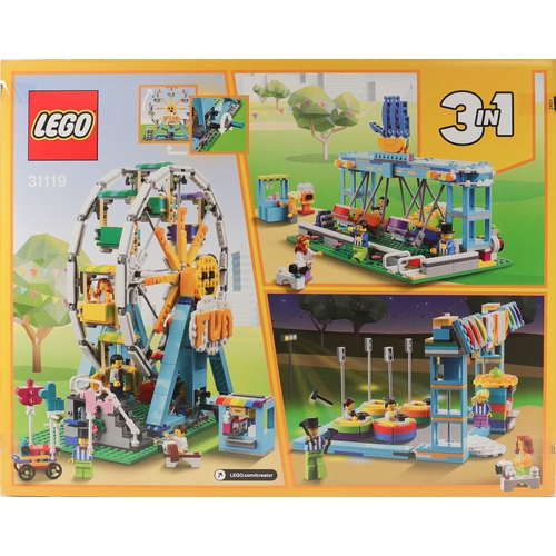 25 - Brand New Lego Creator 3-in 1 Ferris Wheel. 31119. Item may show signs of shelf wear, but is still s... 