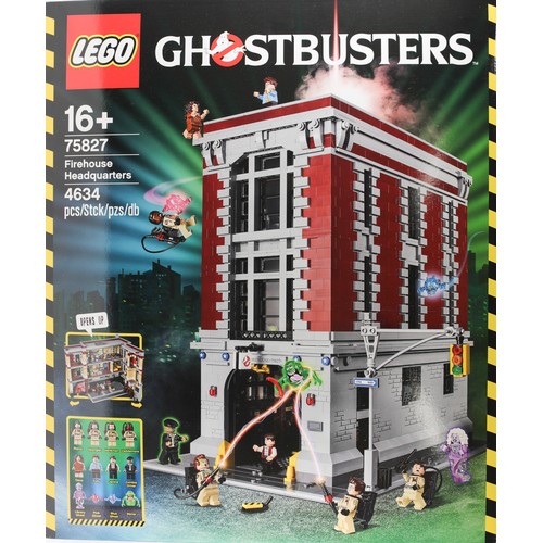 26 - Brand New Ghostbusters Lego Set: Firehouse Headquarters. 75827. Item may show signs of shelf wear, b... 