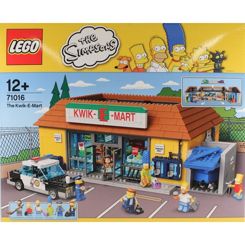 57 - Brand New The Simpson Kwik E-Mart Lego Set. 71016. Item may show signs of shelf wear, but is still s... 