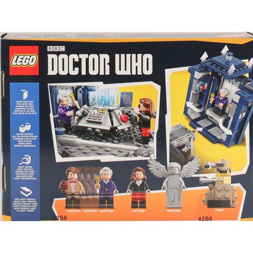 81 - Brand New Lego Ideas Doctor Who Set. 21304. Item may show signs of shelf wear, but is still sealed.