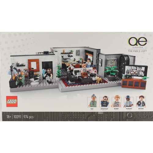 86 - Brand New Lego Creator Queer Eye- The Fab 5 Loft Set. 10291. Item may show signs of shelf wear, but ... 