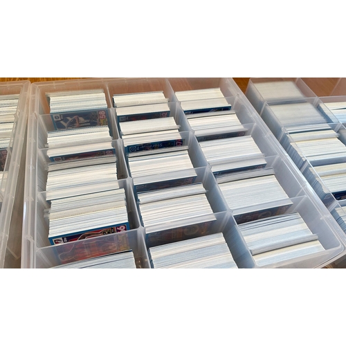 99 - 3 Trays of Topps Match Attax 2017/18 Football Cards. Approximately 3000 Match Attax cards covering a... 