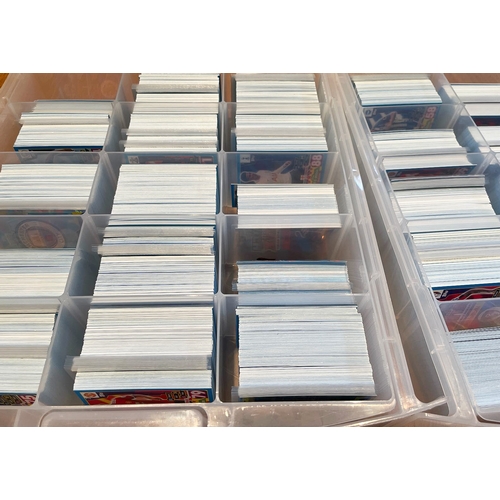 99 - 3 Trays of Topps Match Attax 2017/18 Football Cards. Approximately 3000 Match Attax cards covering a... 