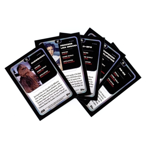 101 - 2 X Full Set of Star Wars Topps 2023 Flagship Base Cards (100 Cards per Set). 200 Star Wars trading ... 