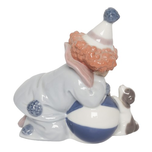 18 - Lladro Pierrot with Puppy & Ball. No. 5278. In original box. In perfect condition with no signs of a... 