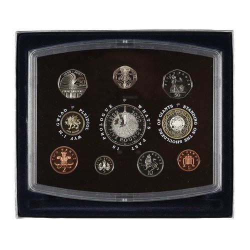 190 - United Kingdom Proof Set 2000. Coins for the New Millennium. Boxed, without COA. Please note the bac... 