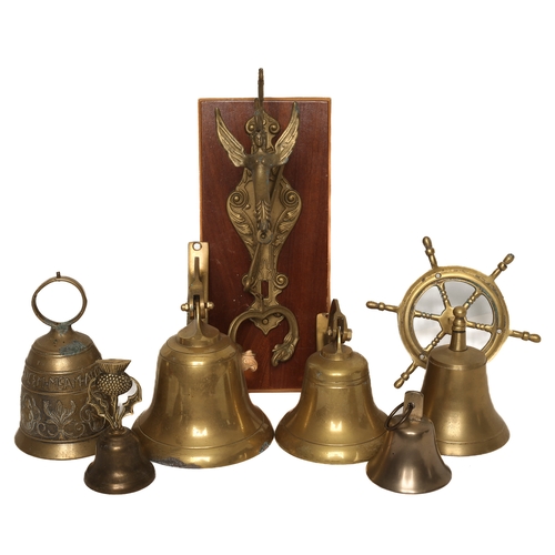 2 - Collection of Brass Bells.