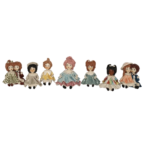 29 - Collection of 7 Italian Zampiva Doll Figurines.