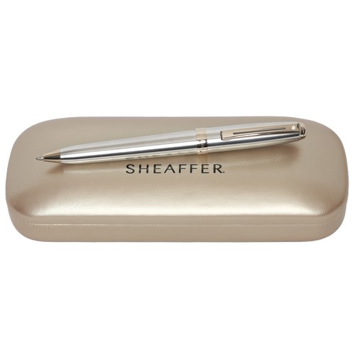 63 - Boxed Sheaffer Ballpoint Pen in silver tone.