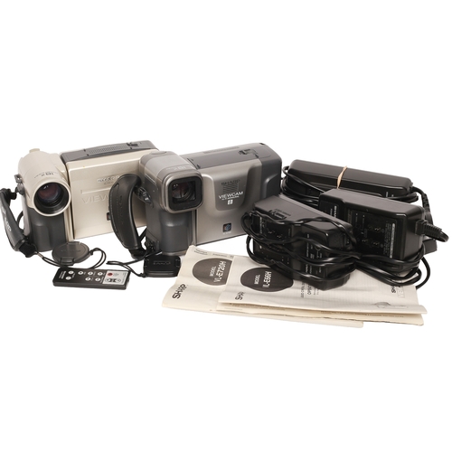 151 - Two Sharp Viewcams with Case, Accessories and Instructions. Untested. Includes:
Viewcam 8 VL-E720H
V... 