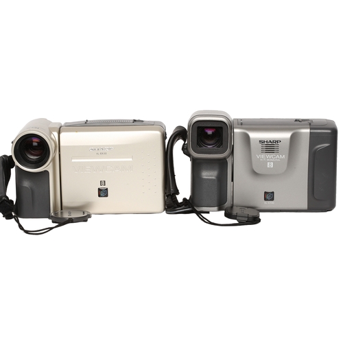 151 - Two Sharp Viewcams with Case, Accessories and Instructions. Untested. Includes:
Viewcam 8 VL-E720H
V... 