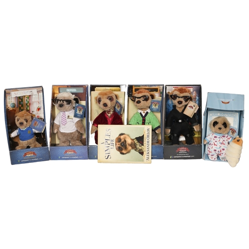 43 - Collection of Meerkats with 'A Simple's Life' Book.