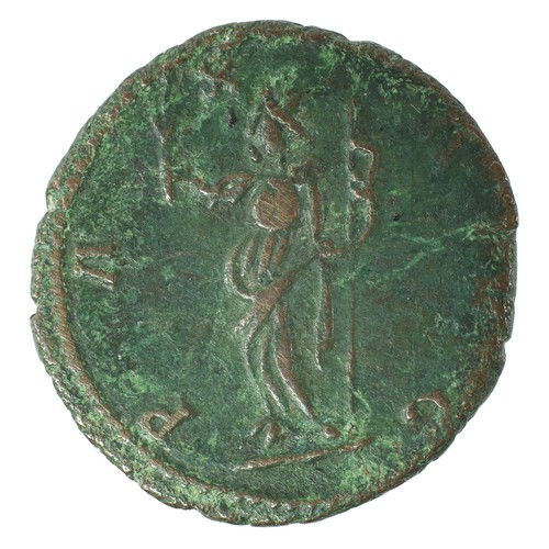 17 - Carausius Antoninianus. AD 289-90. Billon,  Radiate bust right, IMP CARAVSIVS Pax standing left hold... 