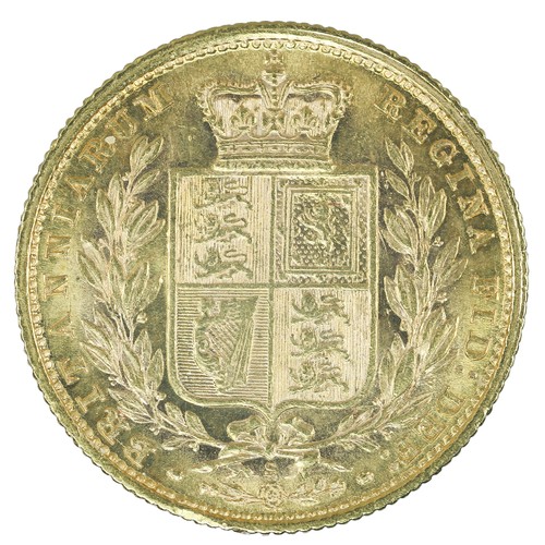 88 - Victoria, Sovereign. 1885 S. Sydney Shield. Third head with different hair arrangements. GEF (S3855B... 