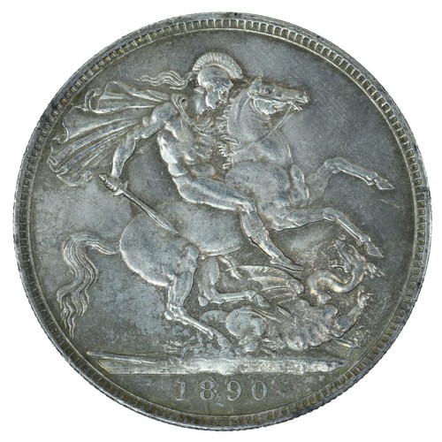 82 - Victoria, Crown. 1890. Jubilee head. GEF. (S3921)