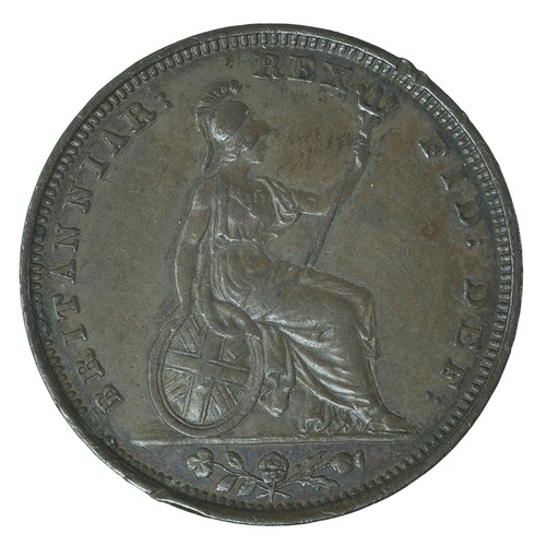 56 - George IV, Farthing. 1826. Laur head EF (S3825)