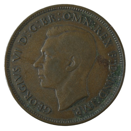 106 - George VI Penny. Double headed coin nicely made. Interesting and rare. About fine.