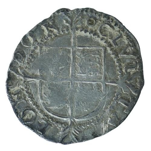 32 - Elizabeth I, Half Groat. No rose or date, two pellets behind bust. mm 0. London. Fine but with some ... 