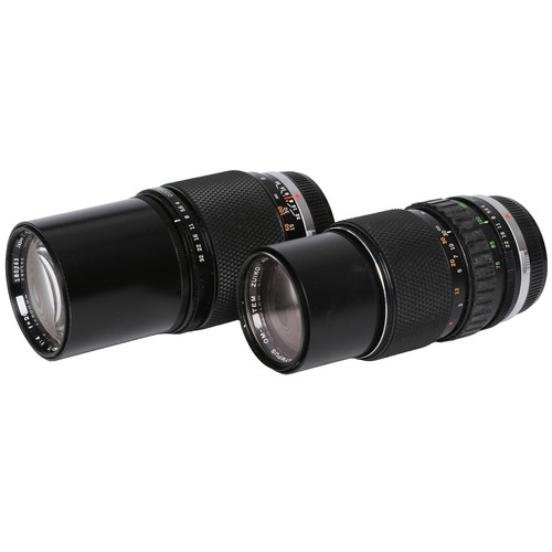 27 - 2 x Olympus Zuiko OM Fit Lenses:
- Zuiko 200mm f4 
- Zuiko 75-150mm f4