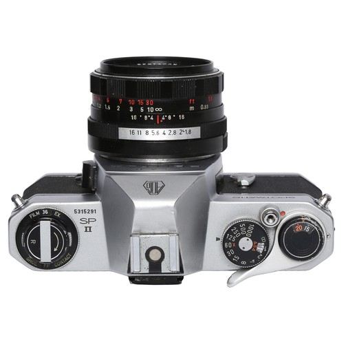 11 - Pentax Spotmatic SPII with Pentacon 50mm, Prinz 200m and Vivitar 75-205mm Lenses, a Telemore 2 x Con... 