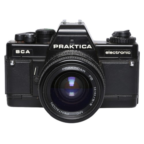 16 - Praktica BCA Electronic 35mm SLR with Carl Zeiss 28mm Lens, Carl Zeiss 70-200mm Lens and Praktica 35... 