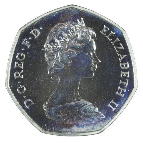 169 - Elizabeth II, 1973 EEC Proof 50 Pence.